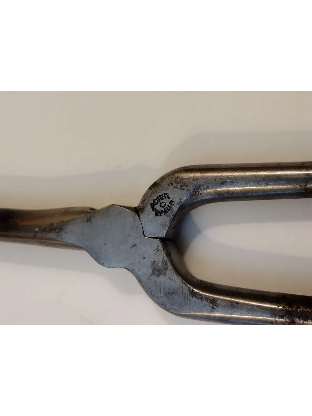 Antique Acier C Paris France Metal Curling Iron